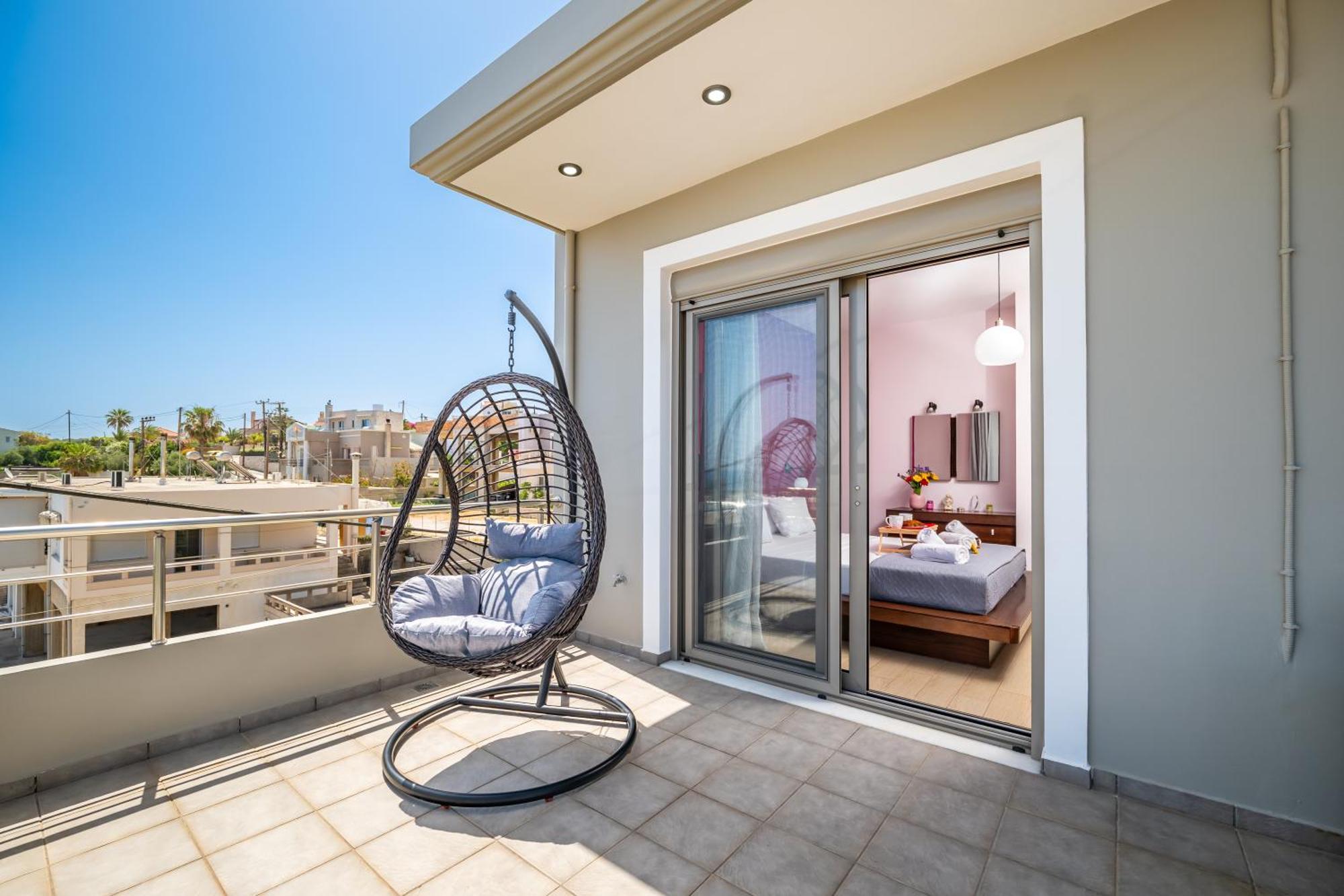 Aria Sea View, Chania Stalós Exterior foto