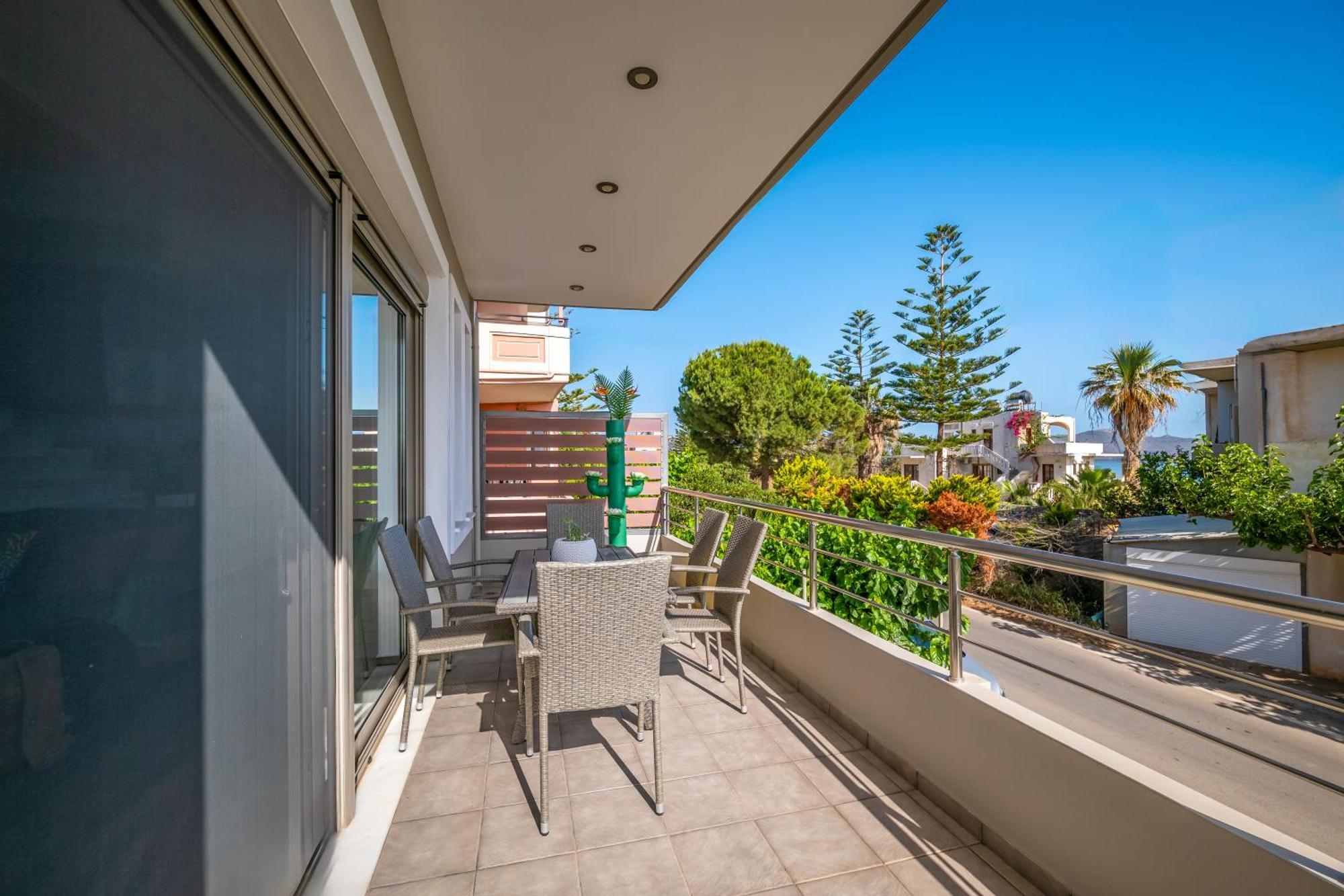 Aria Sea View, Chania Stalós Exterior foto