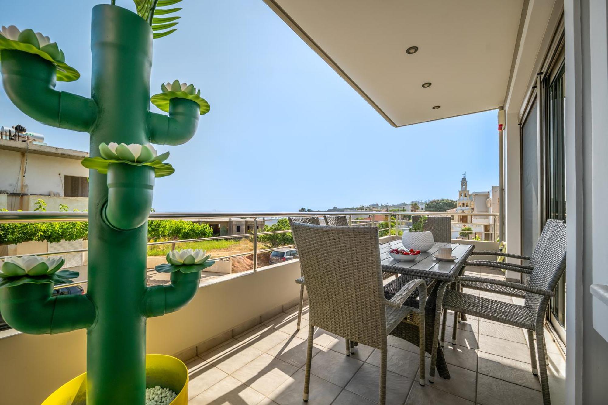 Aria Sea View, Chania Stalós Exterior foto