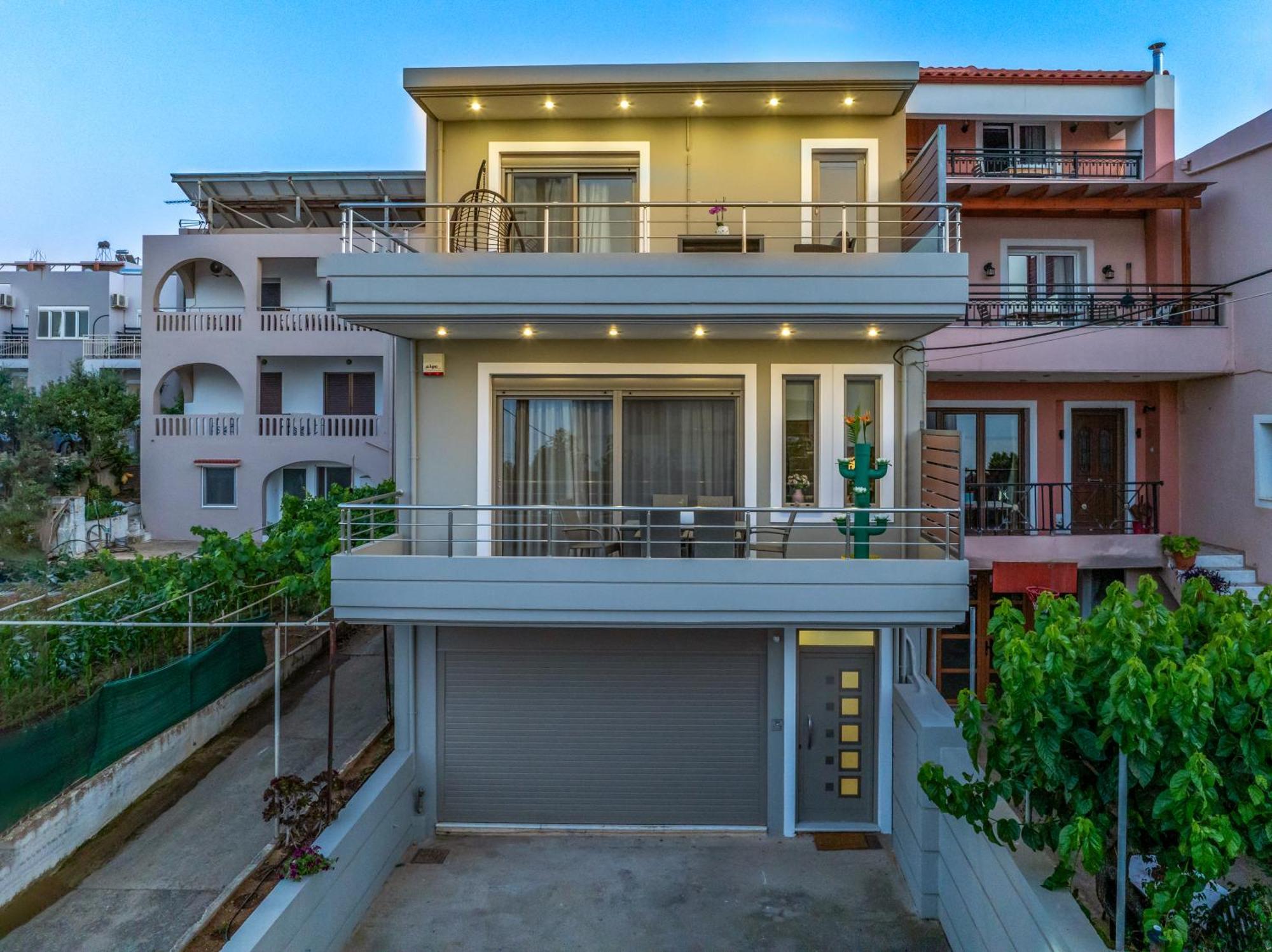 Aria Sea View, Chania Stalós Exterior foto