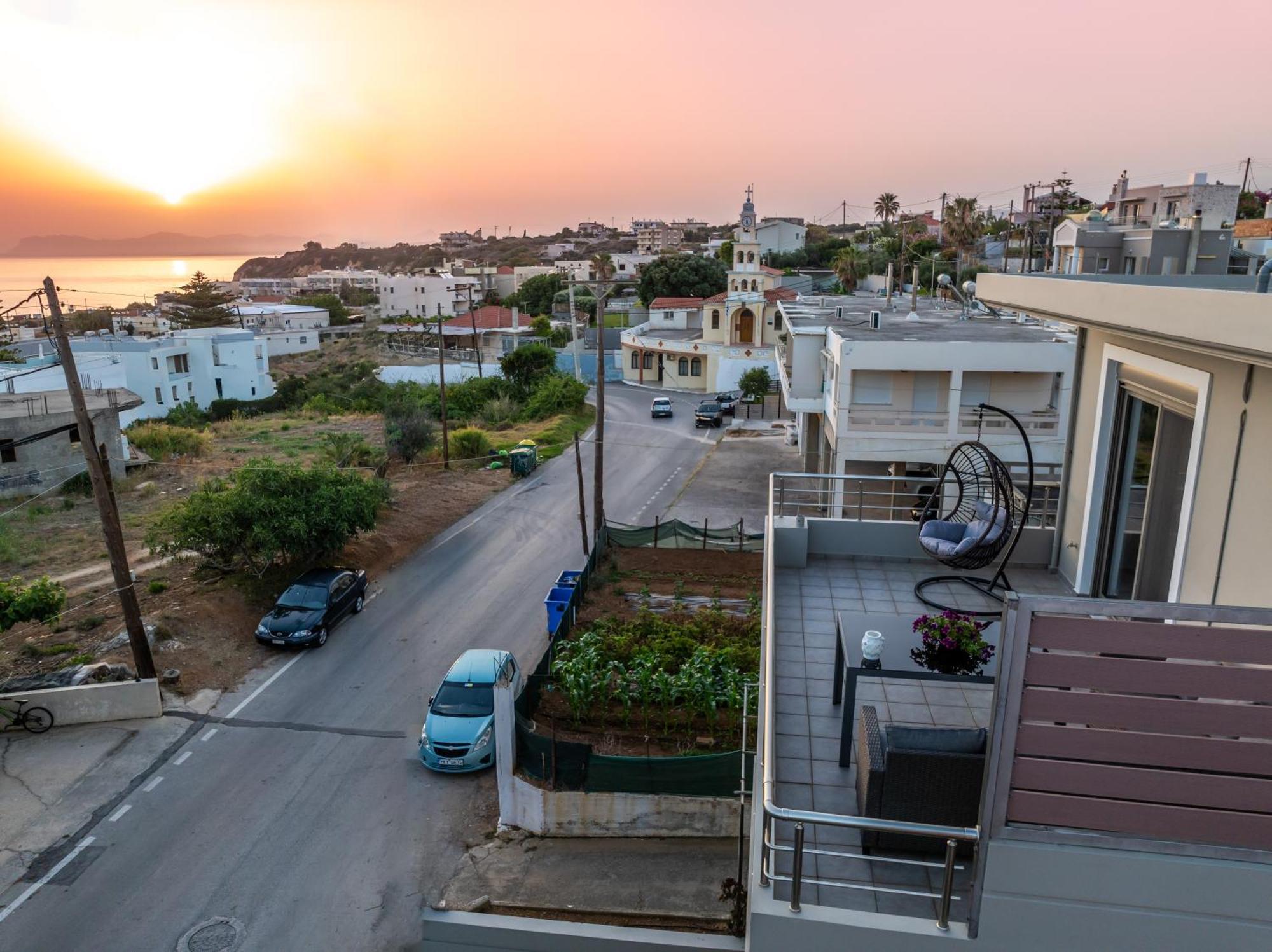 Aria Sea View, Chania Stalós Exterior foto